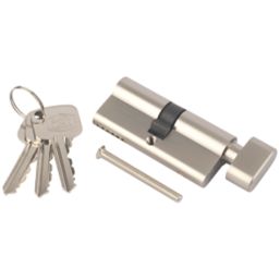 Smith & Locke  6-Pin Thumbturn Euro Cylinder 35-35 (70mm) Nickel