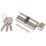 Smith & Locke  6-Pin Thumbturn Euro Cylinder 35-35 (70mm) Nickel