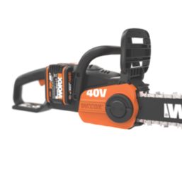 Worx WG384E 40V 2 x 2.0Ah Lithium PowerShare Brushless Cordless 35cm Chainsaw