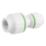 Flomasta  Plastic Push-Fit Reducing Coupler 15mm x 10mm