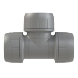 PolyPlumb Enhanced  Plastic Push-Fit Equal Tee 22mm