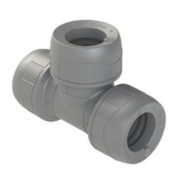PolyPlumb Enhanced  Plastic Push-Fit Equal Tee 22mm