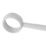 Essentials Rail Centre Bracket White 25mm