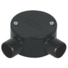 Deta TTE 2 Way 20mm Angle Box Black