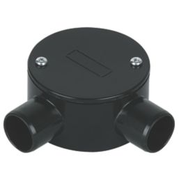 Deta TTE 2 Way 20mm Angle Box Black