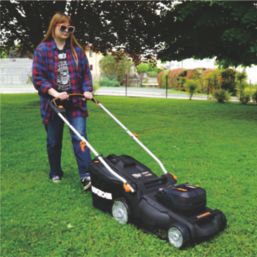 Worx WG737E 40V 2 x 4.0Ah Li-Ion PowerShare Pro Brushless Cordless 37cm Lawn Mower