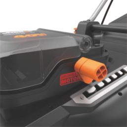 Worx WG737E 40V 2 x 4.0Ah Li-Ion PowerShare Pro Brushless Cordless 37cm Lawn Mower