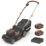 Worx WG737E 40V 2 x 4.0Ah Li-Ion PowerShare Pro Brushless Cordless 37cm Lawn Mower