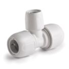Hep2O HD13/28WS Plastic Push-Fit Reducing Tee 28mm x 28mm x 22mm