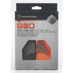Magnusson  Metric & Imperial Hex Key Set 30 Pieces