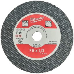 Milwaukee PRO+ Steel Cutting Discs 76mm (3") x 10mm 5 Pack