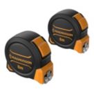 Magnusson  8m Tape Measure Set 2 Pack