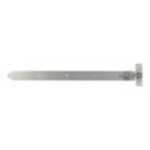 Smith & Locke Matt Silver Straight Gate Hinges 130mm x 750mm x 55mm 2 Pack