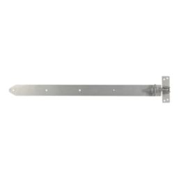 Smith & Locke Matt Silver Straight Gate Hinges 130mm x 750mm x 55mm 2 Pack