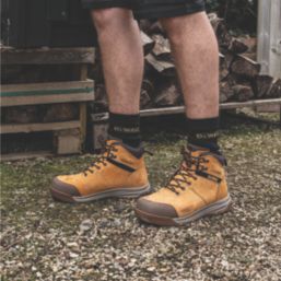 DEWALT Summit  Size 8  Wheat Water-Resistant Steel Toe Cap Safety Boots