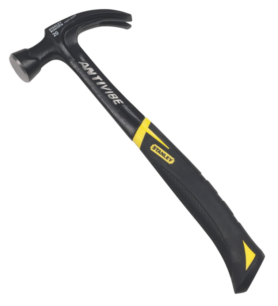 Stanley FatMax One-Piece Claw Hammer 20oz (0.57kg) | Hammers | Screwfix.ie