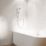 Aqualisa Smart Link Gravity-Pumped Rear-Fed Chrome Thermostatic Dual Outlet Concealed Smart Shower with Bath Filler & Adjustable Head
