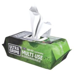 Ultragrime Pro Multi-Use Bio XXL+ Cleaning Wipes 100 Pack