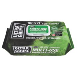 Ultragrime Pro Multi-Use Bio XXL+ Cleaning Wipes 100 Pack