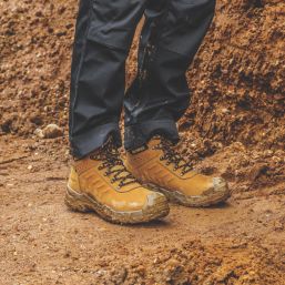 DEWALT Livingston Size 12  Wheat Waterproof Steel Toe Cap Safety Boots