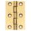 Polished Brass  Double Phosphor Bronze Washered Butt Hinges 76mm x 51mm 2 Pack
