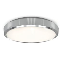 4lite WiZ Connected LED Smart Wall/Ceiling Light Chrome 18W 1620lm