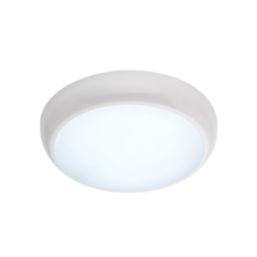 Saxby AmazonPro Indoor & Outdoor Maintained or Non-Maintained Emergency Round LED Bulkhead White 18W 1800lm