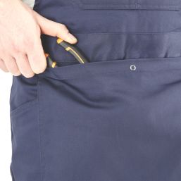 Site Stoian Bib & Brace Navy Large 34" W 32" L