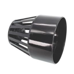 FloPlast  Vent Terminal Black 110mm