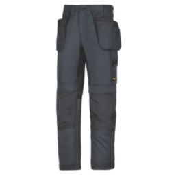 Snickers 6201 Everyday Work Trousers Steel Grey 38" W 32" L