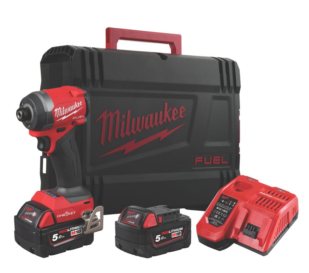 Milwaukee M18ONEID3502X FUEL 18V 2 x 5.0Ah LiIon RedLithium Brushless