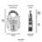 Squire 555 KA Stainless Steel Keyed Alike Weatherproof   Padlock 51mm 1 Pack