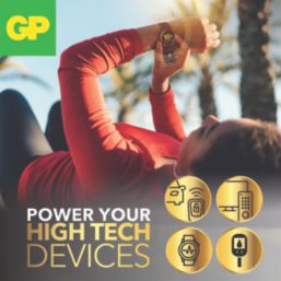 GP Batteries CR2016 3V Coin Cell Lithium Batteries 4 Pack