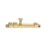 Smith & Locke Flat Door Bolt Brushed Brass 80mm