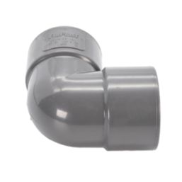 FloPlast  Bends 90° Grey 40mm 5 Pack