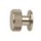 Elite Knobs & Handles Kensington Knurled Cabinet Knob Brushed Nickel 35mm