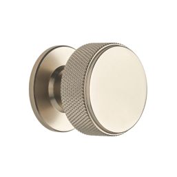 Elite Knobs & Handles Kensington Knurled Cabinet Knob Brushed Nickel 35mm