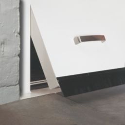 Stormguard Industrial Door Brush Seals Black 1.25m 2 Pack