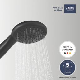 Grohe Vitalio Start 110 Low Pressure Hand Shower Matt Black 110mm x 215mm