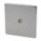 Varilight  1-Gang Coaxial TV Socket Slate Grey