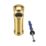 ETAL 26mm x 80mm Brushed Brass Radiator Bracket Kit