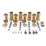 ETAL 26mm x 80mm Brushed Brass Radiator Bracket Kit