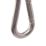 Essentials Karabiners Silver 50mm x 5mm 10 Pack