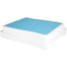 Croydex White/Blue Bath Step