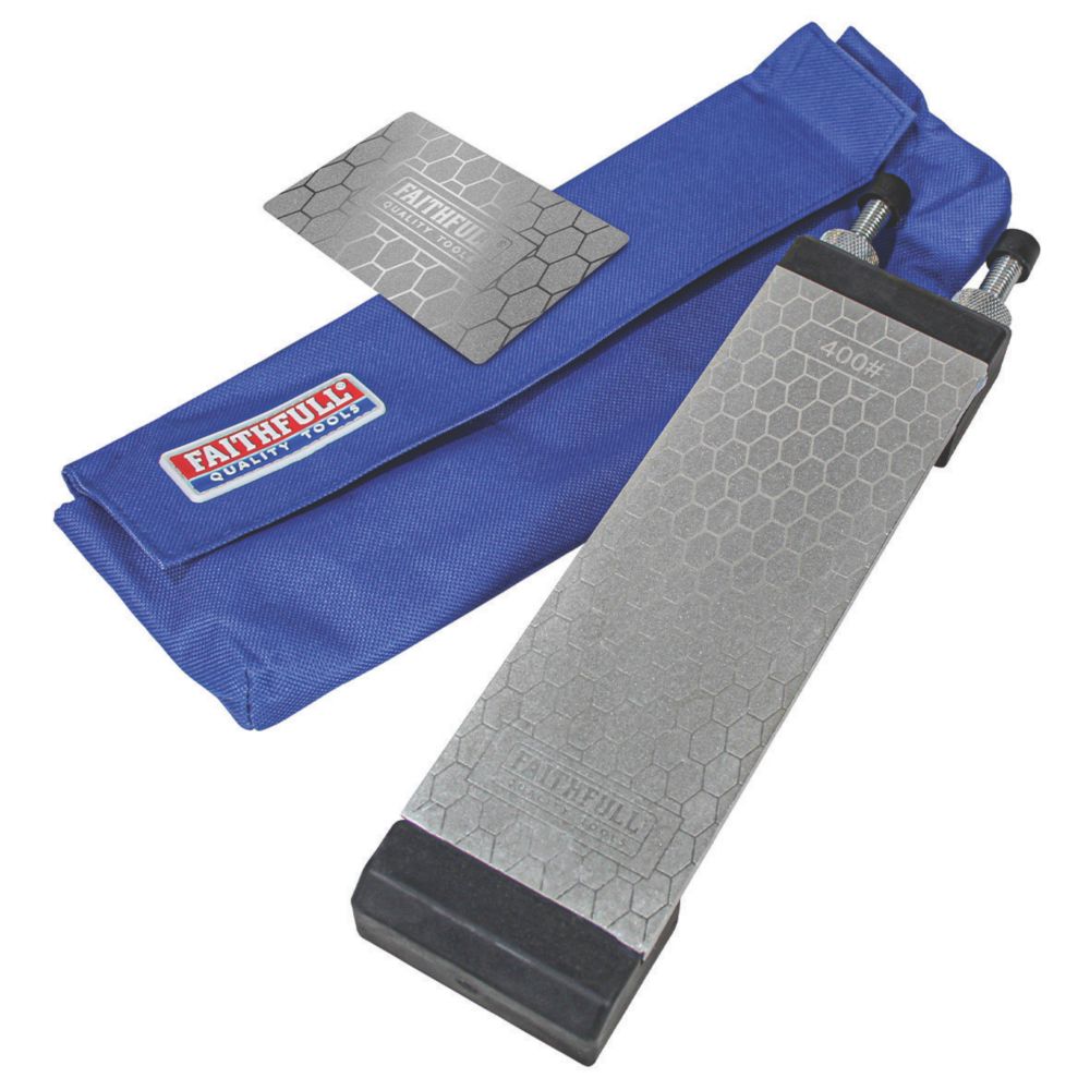 Faithfull Diamond Sharpening Stone Set Screwfix