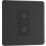 British General Evolve 1-Gang 2-Way LED Single Master Trailing Edge Touch Dimmer Switch  Matt Black with Black Inserts