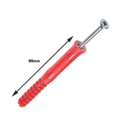 Corefix Connect 120 Heavy Duty Dot & Dab Wall Fixings 10mm x 95mm 4 Pack