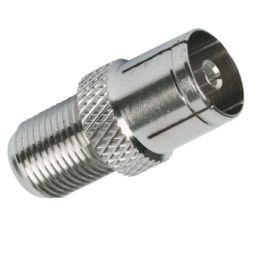 Labgear Coax (Female) to F-Plug (Female) Adaptors 10 Pack