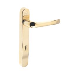 Mila ProSecure Enhanced Security Type A Door Handle Set Gold
