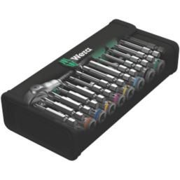 Wera Zyklop 1/4" Drive 5-in-1 Ratchet, Socket & Bit Set 28 Pieces